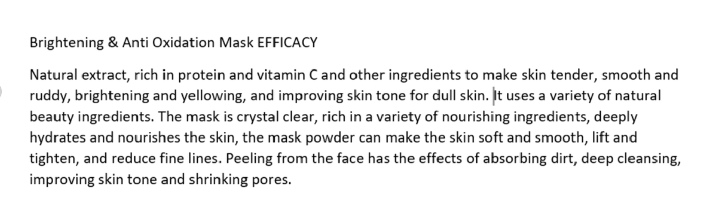 Portable Facial Steamer with Brightening & Anti Oxidation Mask