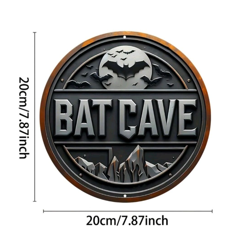 Batman Batcave Sign Plaque