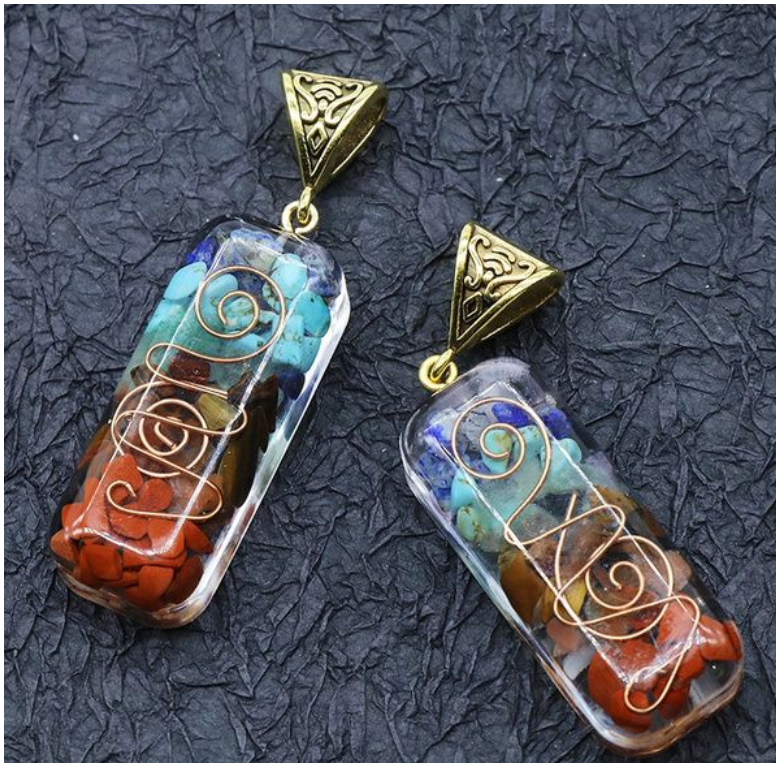 7 Chakra Orgone Healing Pendant Necklace