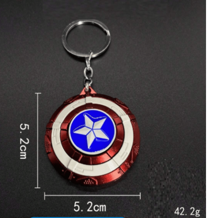 Captain America Shield Keychain