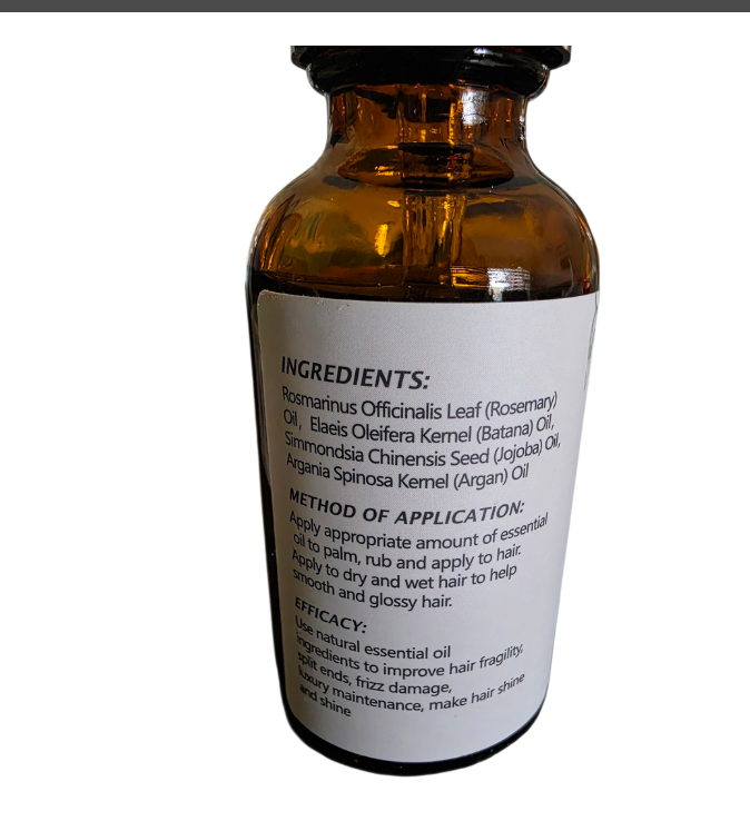 Rosemary And Batana Blend Hair Growth Oil - Mejisoo