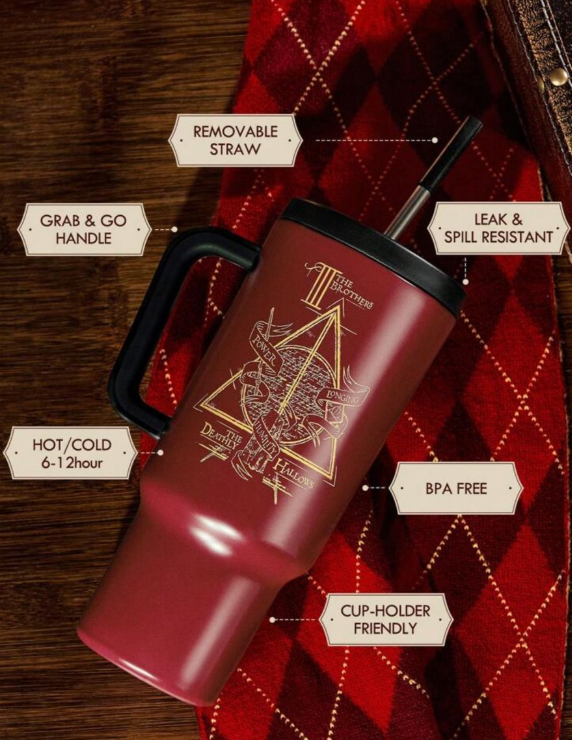 Harry Potter Deathly Hallows Stainless Steel Cup- 1.2L