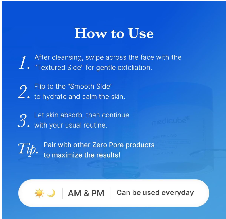 Medicube Zero Pore Pad