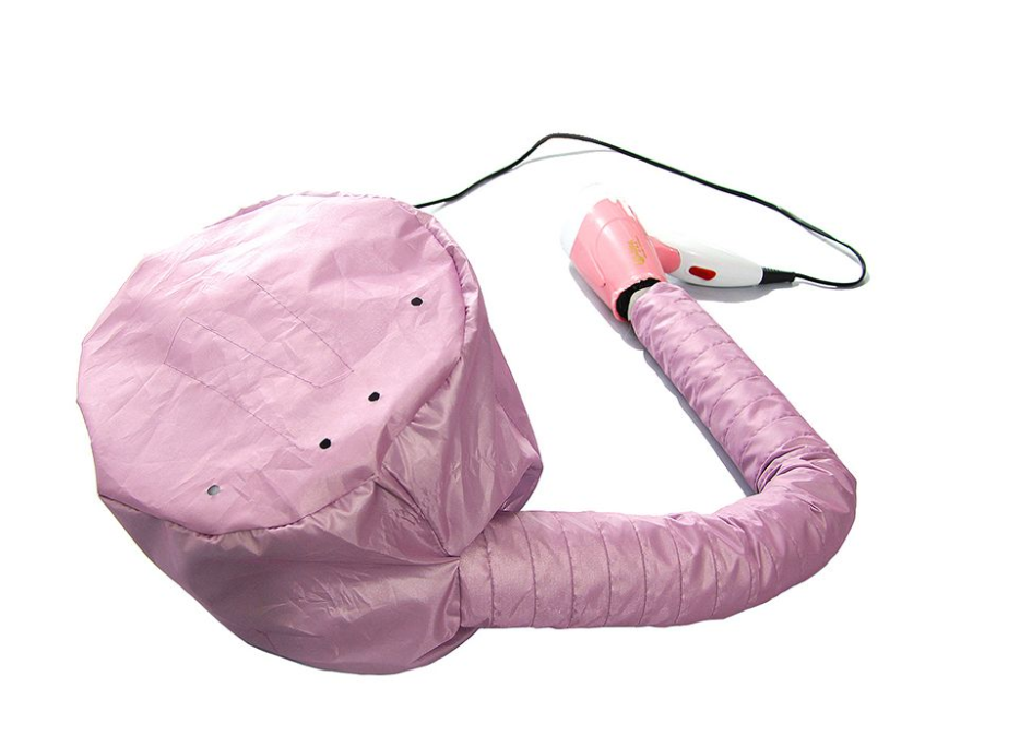 Soft Hood Hair Dryer Attachment - Pink