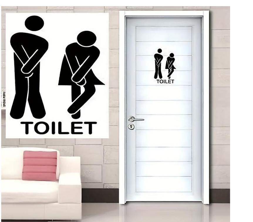Funny Toilet Entrance Sign - Small