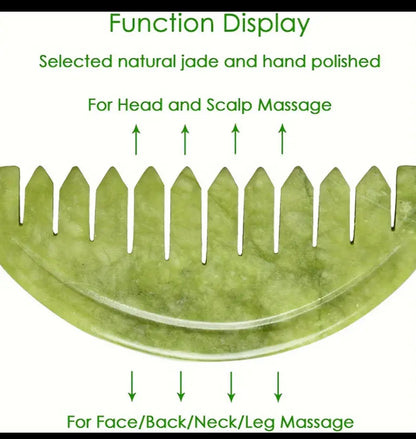 Natural Stone Massage Comb