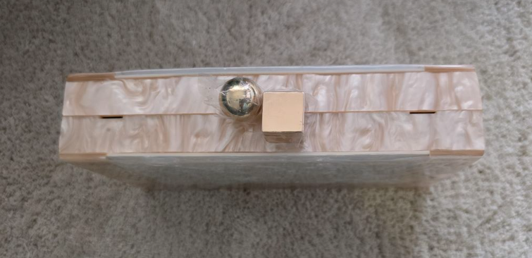 Classic Simple Design Marble Resin Bag