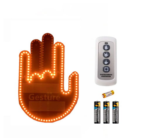 LED Finger Gesture Car Light with Remote Control