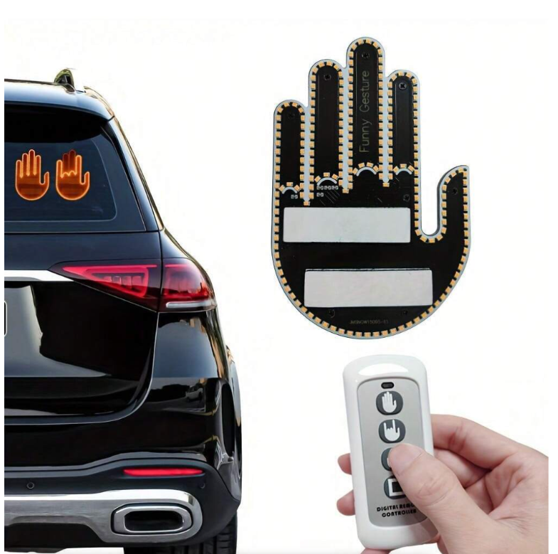LED Finger Gesture Car Light with Remote Control
