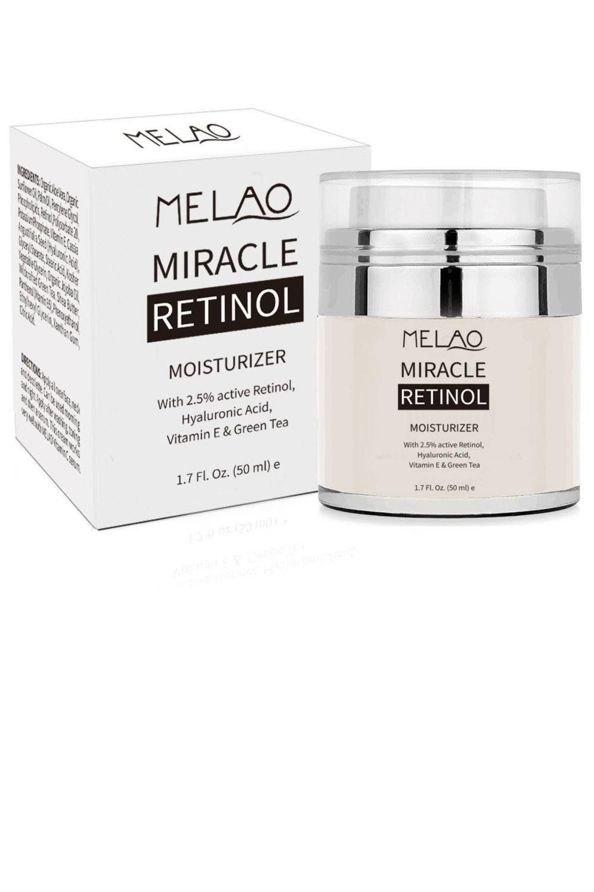 Miracle Retinol Moisturizer Cream for Face -Anti Wrinkle Moisturizing Cream