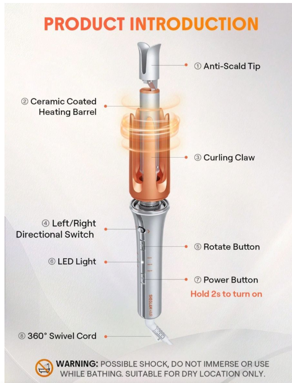 Sheglam It-Curl One-Touch Instant Curler - 32mm