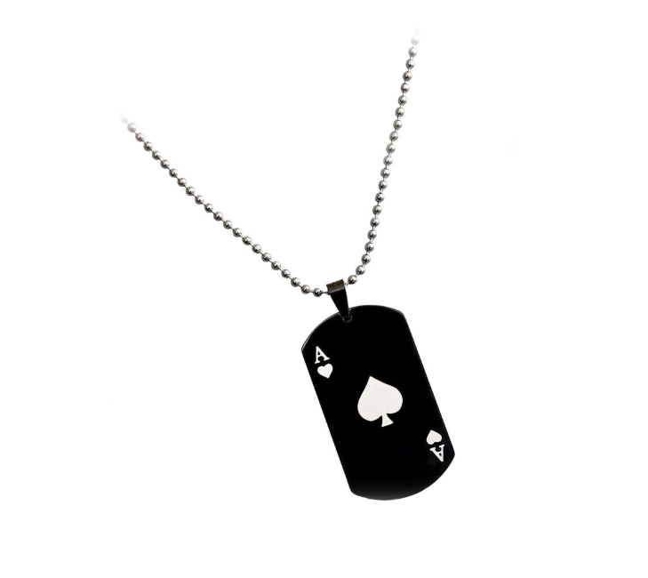 Ace of Spades Necklace