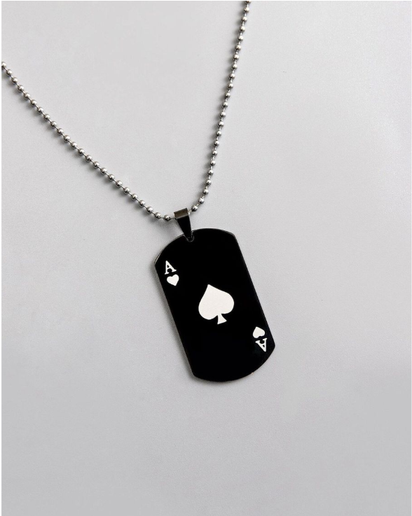 Ace of Spades Necklace