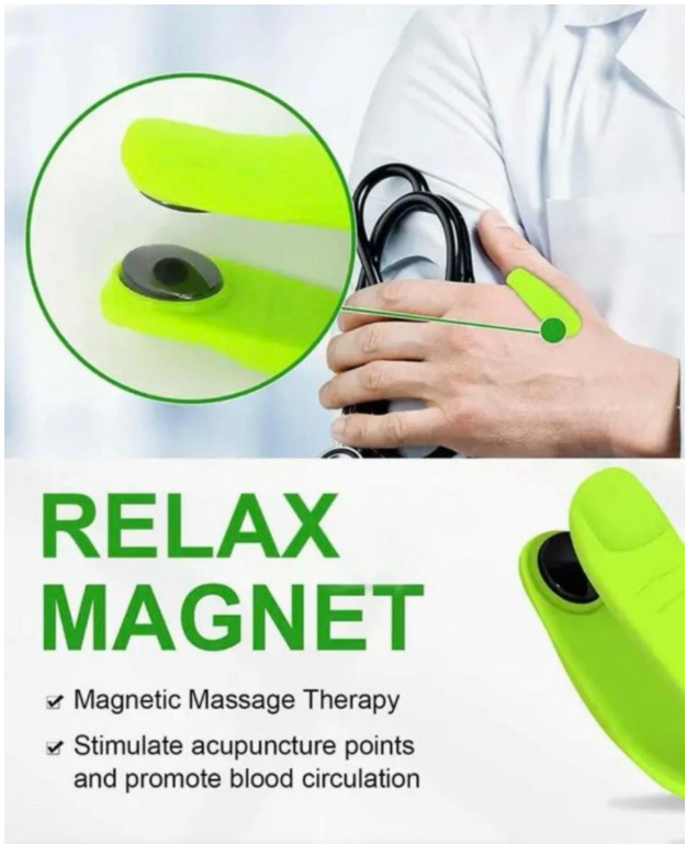 Accupuncture Migraine Pressure Point Magnet Clip