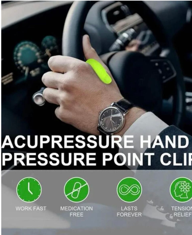 Accupuncture Migraine Pressure Point Magnet Clip