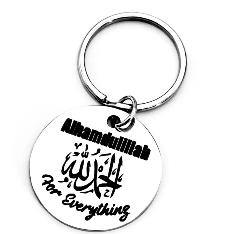 Alhamdulillah For Everything Keychain