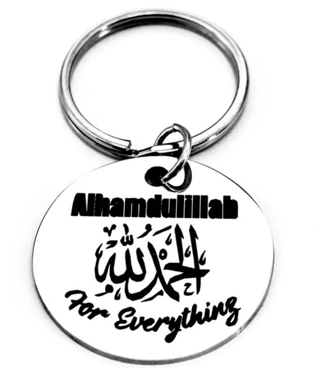 Alhamdulillah For Everything Keychain