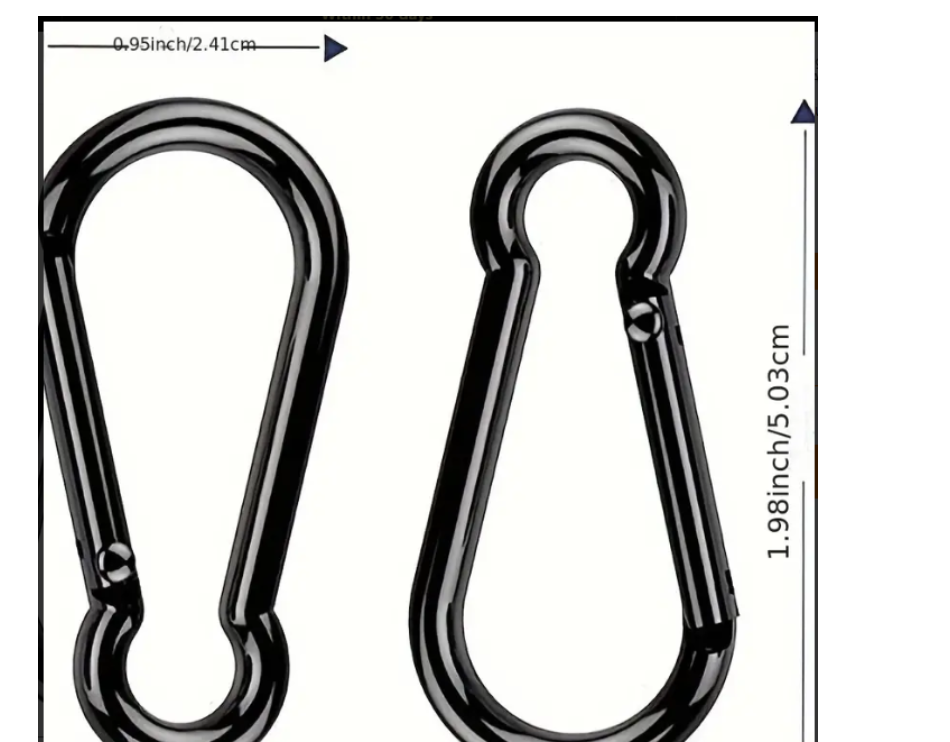 6pcs Aluminum Alloy Clip Buckle