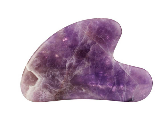 Authentic Amethyst Gua Sha Facial Stone
