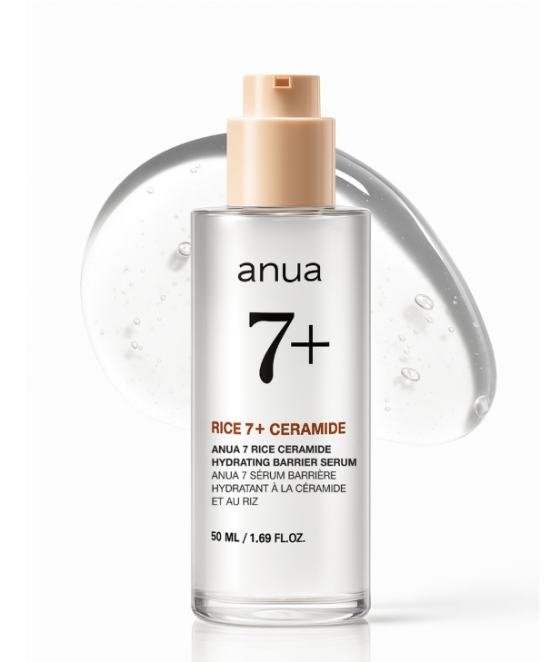 Anua 7 Rice Ceramide Hydrating Barrier Serum for Moisture Care 50ml