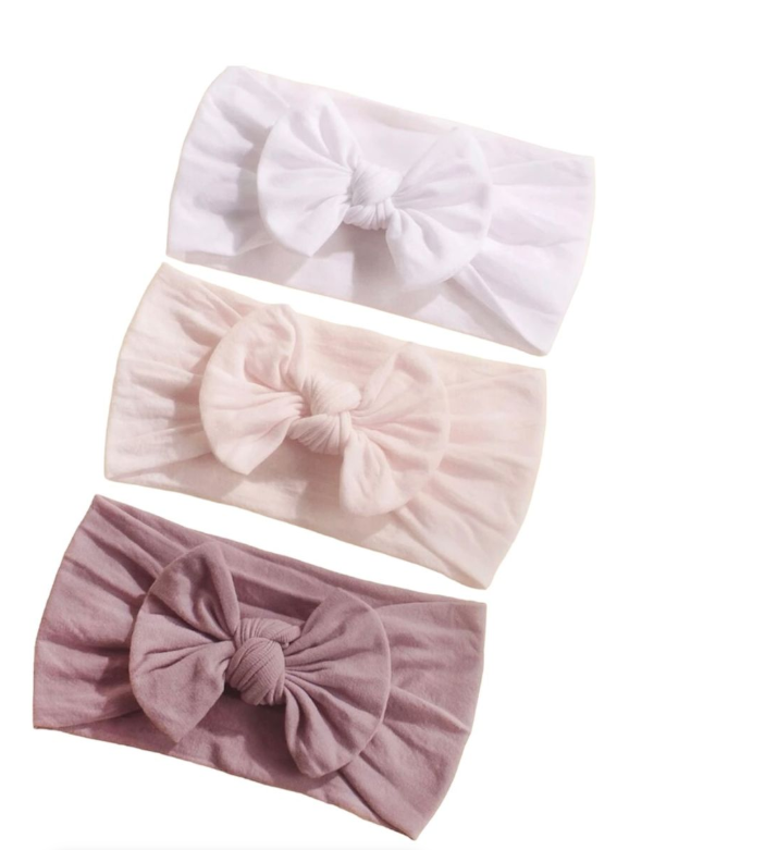3 Piece Baby Bow Knot Headband