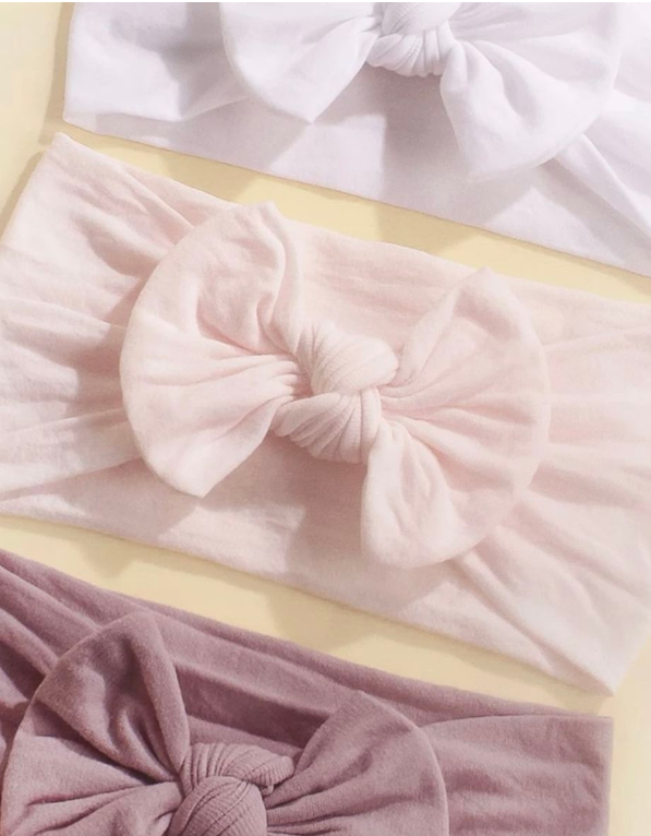 3 Piece Baby Bow Knot Headband
