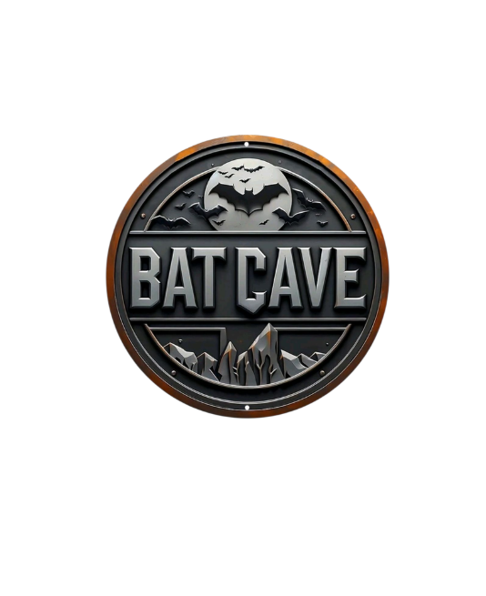 Batman Batcave Sign Plaque