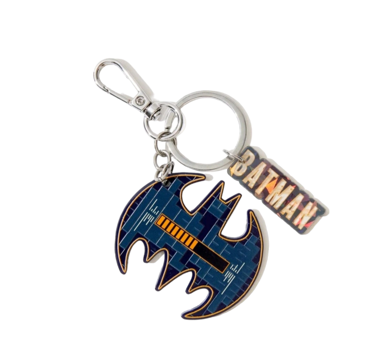 Batman Slogan & Logo Keyring