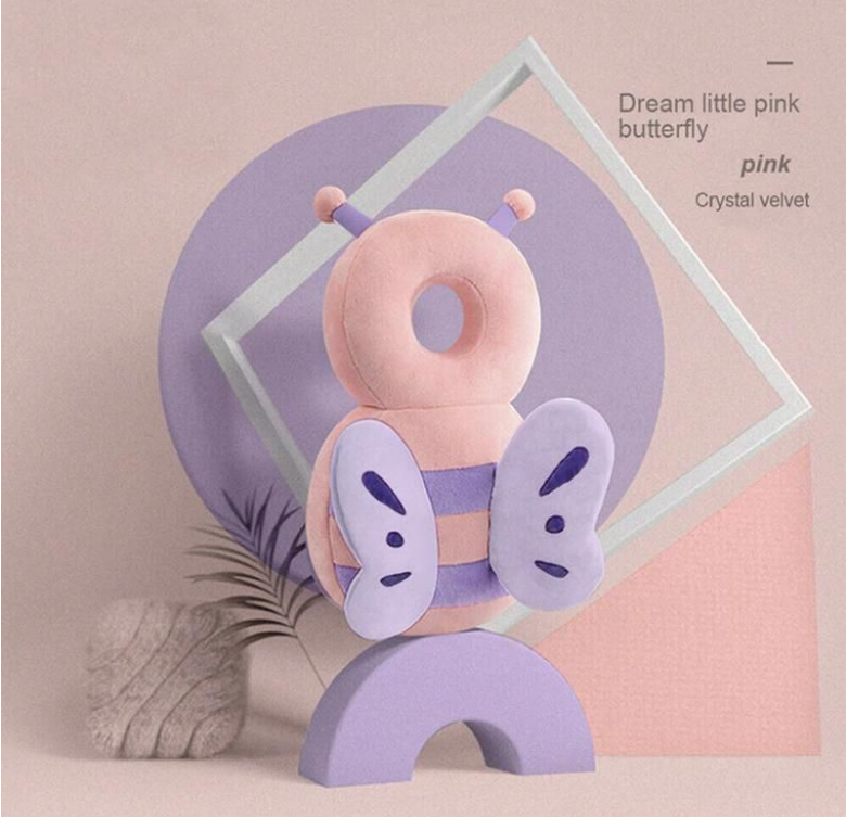 Butterfly Baby Head Safety Protection Pillow Helmet Backpack