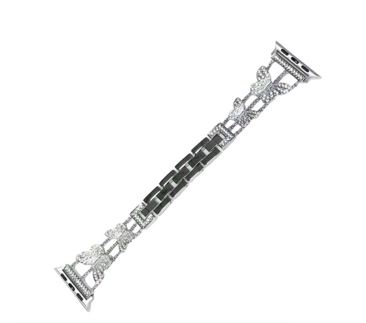 Metal Watch Band Strap for Apple Watch - Elegant Butterfly Style 42 - 49mm