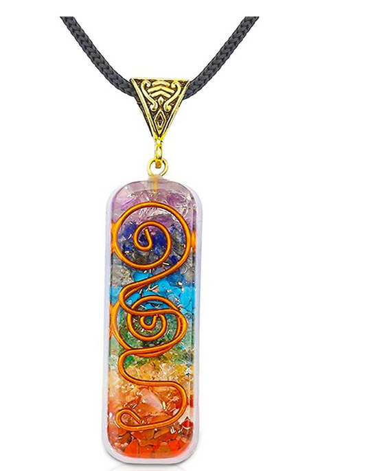 7 Chakra Orgone Healing Pendant Necklace