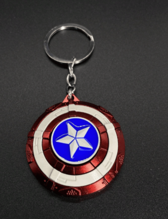 Captain America Shield Keychain
