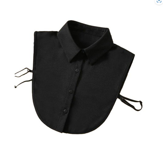 Minimalist Dickey Collar - Black