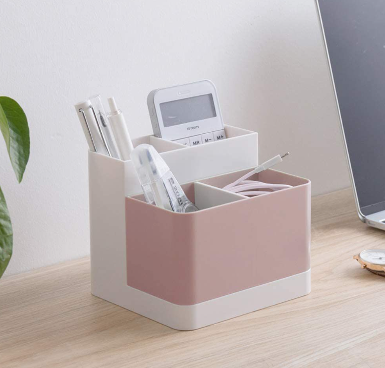 Multifunctional Compartmentalized Cosmetics Stationery Finishing Box