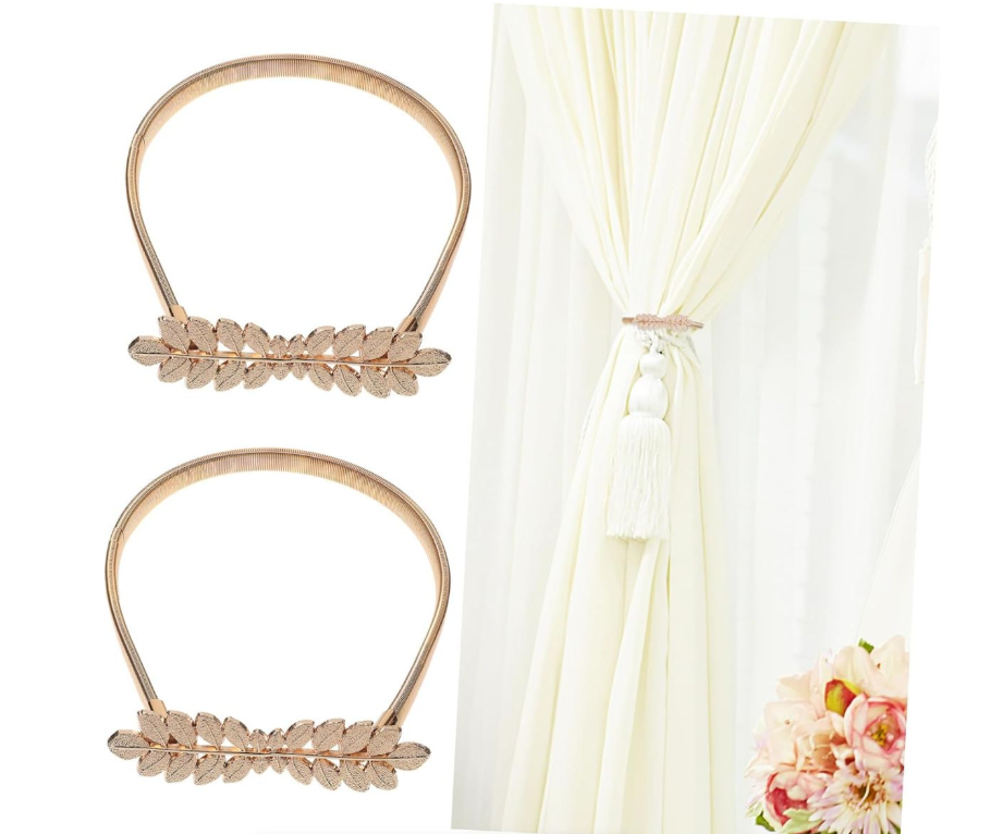 Stylish Curtain tiebacks 2pcs - Floral