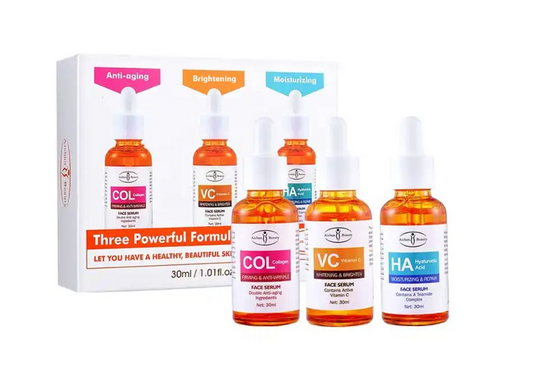 Aichun Beauty Collagen Vitamin C Hyaluronic Acid Face Serum Set