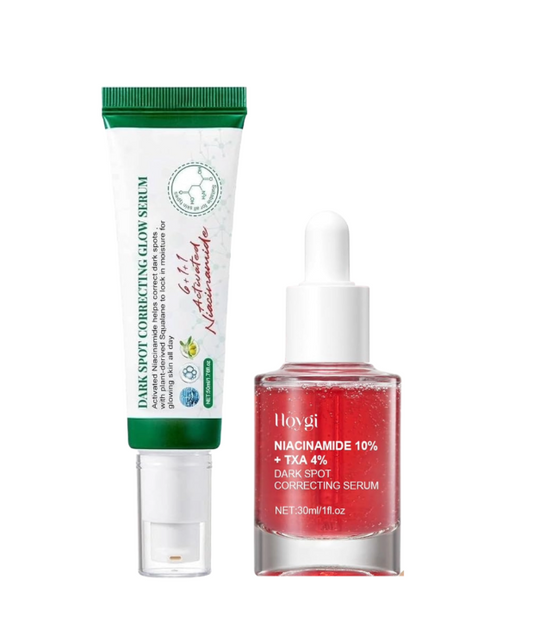 Dark Spot Correcting Glow Serum And Hoygi Niacinamide 10%+TXA 4% Serum