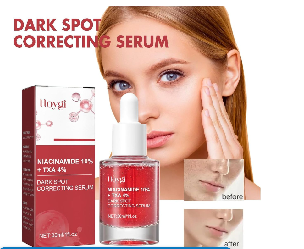 Dark Spot Correcting Glow Serum And Hoygi Niacinamide 10%+TXA 4% Serum