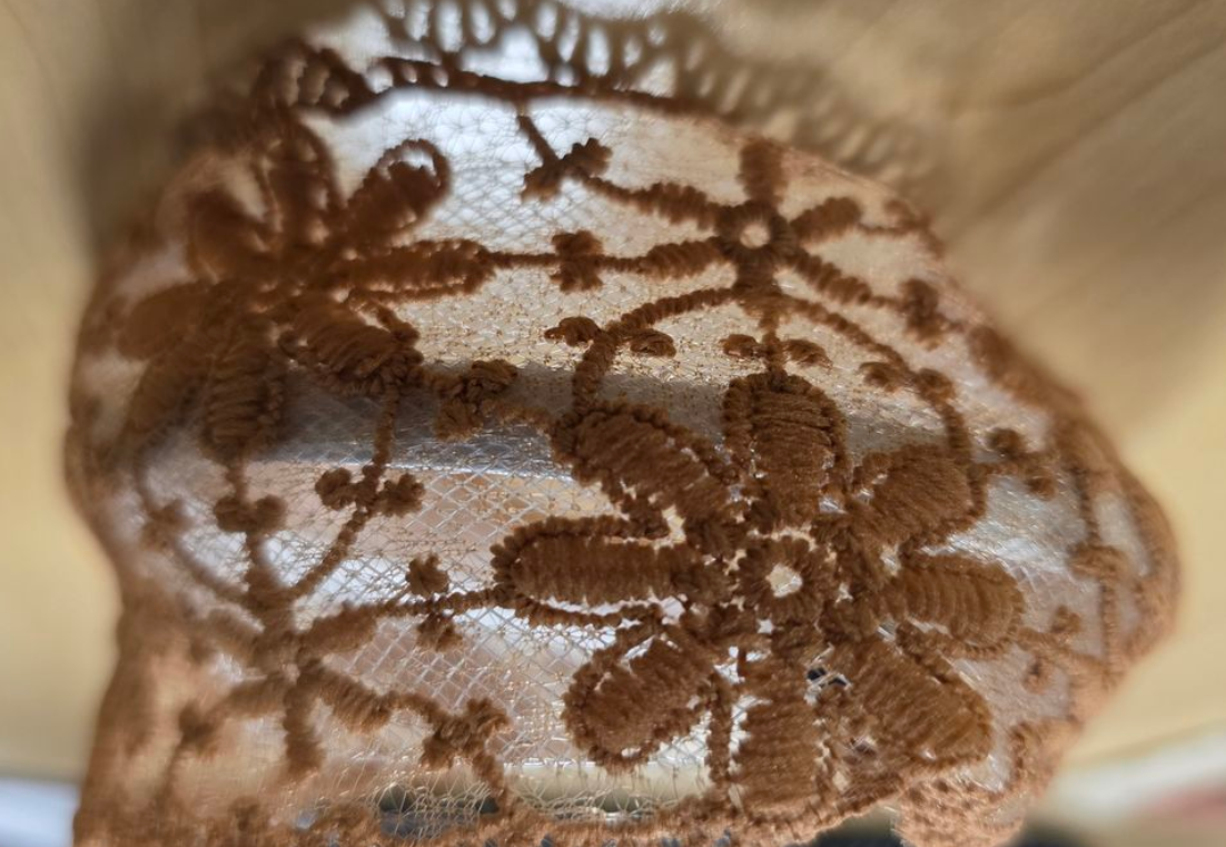 Flower Fine Brown Lace Aliceband