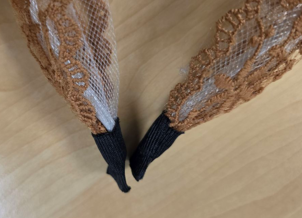 Flower Fine Brown Lace Aliceband