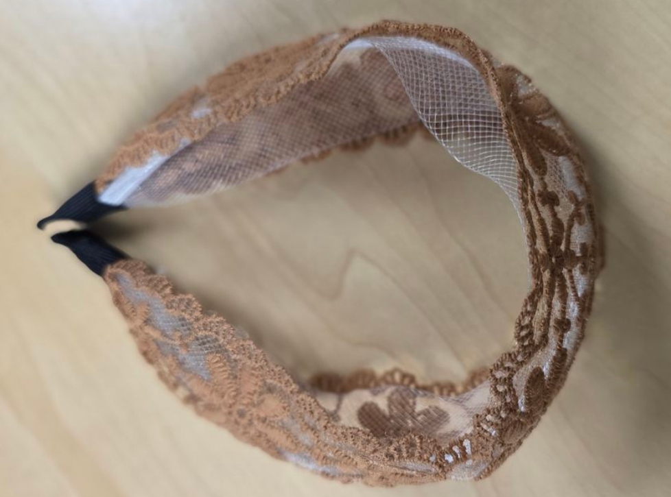 Flower Fine Brown Lace Aliceband
