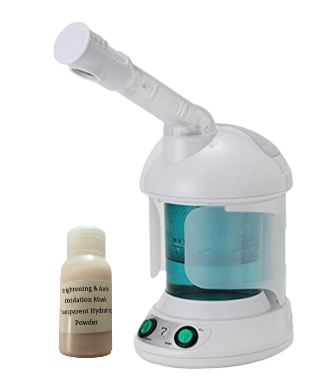 Portable Facial Steamer with Brightening & Anti Oxidation Mask