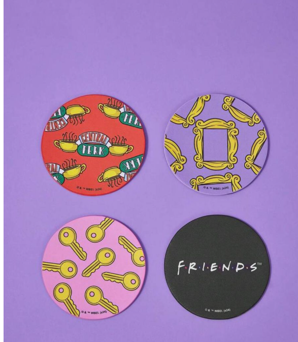 Friends Coasters - Pack of 4
