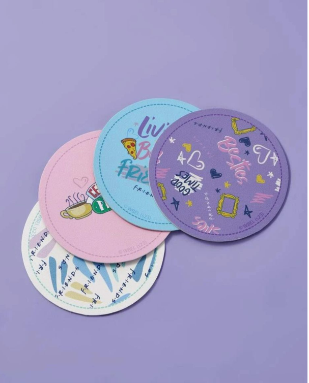 Friends-Themed Coasters - Set of 4