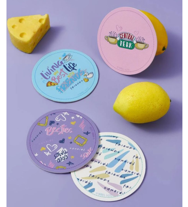 Friends-Themed Coasters - Set of 4