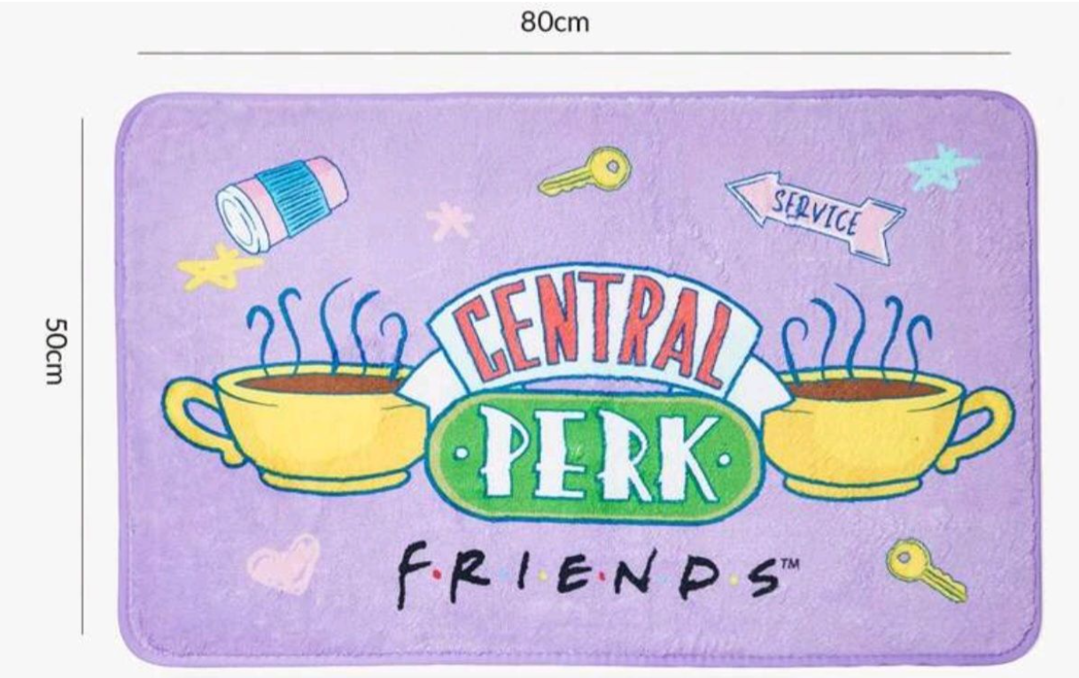 Friends Central Perk Floor Mat - Luxurious Door Mat for TV Show Enthusiasts