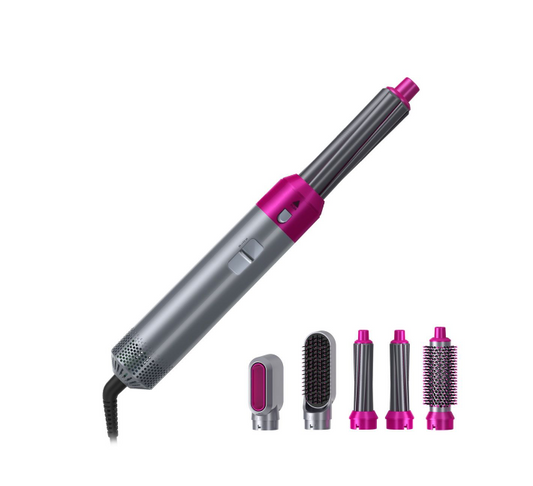 5 in 1 Interchangeable Hot Air Brush & Hair Dryer