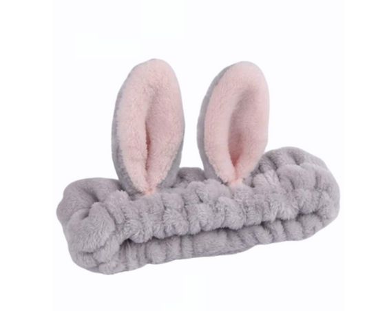 Grey Rabbit Makeup Headband