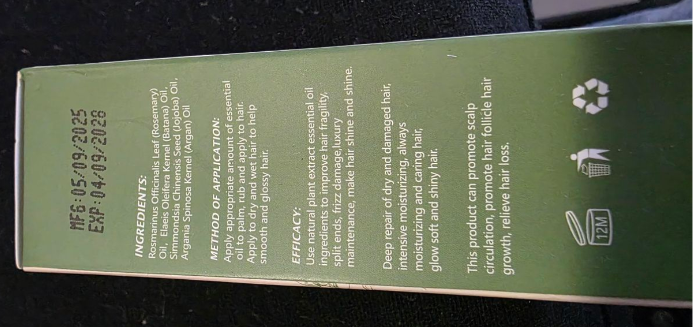 Rosemary And Batana Blend Hair Growth Oil - Mejisoo