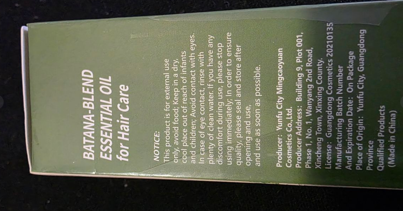 Rosemary And Batana Blend Hair Growth Oil - Mejisoo